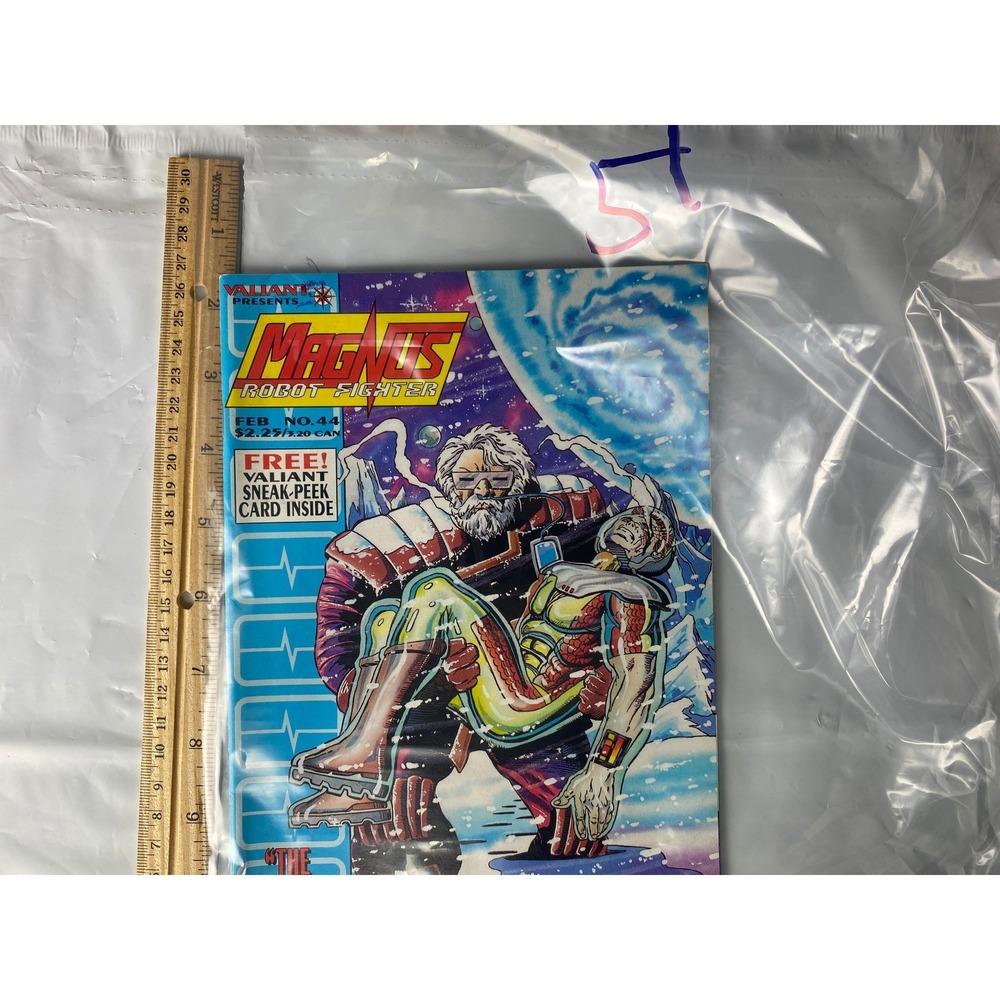 Magnus Robot Fighter Comic Book Feb Number 44 Valiant‎ Comics
